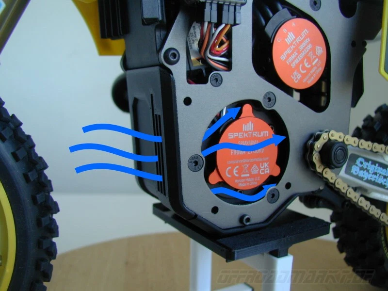 Losi Promoto SM MX Ventilation Chassis Front Abdeckung Upgrade 1/4 RC Motorrad - Bild 3 von 4