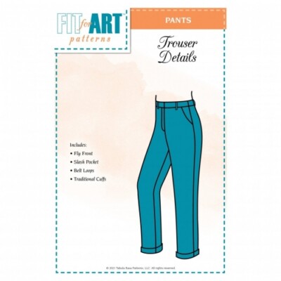 Fit For Art Hosendetails für Eureka Hose passend zum Schnittmuster Damen