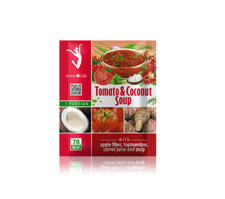 TianDe Tomato & Coconut Soup 5-Pack | Healthy, Low-Calorie Meal, Prebiotic & Fib