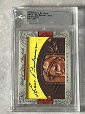 2018 Leaf Cut Signature Lou Boudreau Hall of Fame Baseball Edition Auto