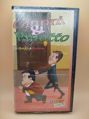 VHS VIDEOKASSETTE GIANNI E PINOTTO von Hanna Barbera La Fenice Junior NEU