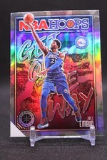 Joel Embiid #10 2019-20 Hoops Premium Stock Get Out The Way Holo 76ers
