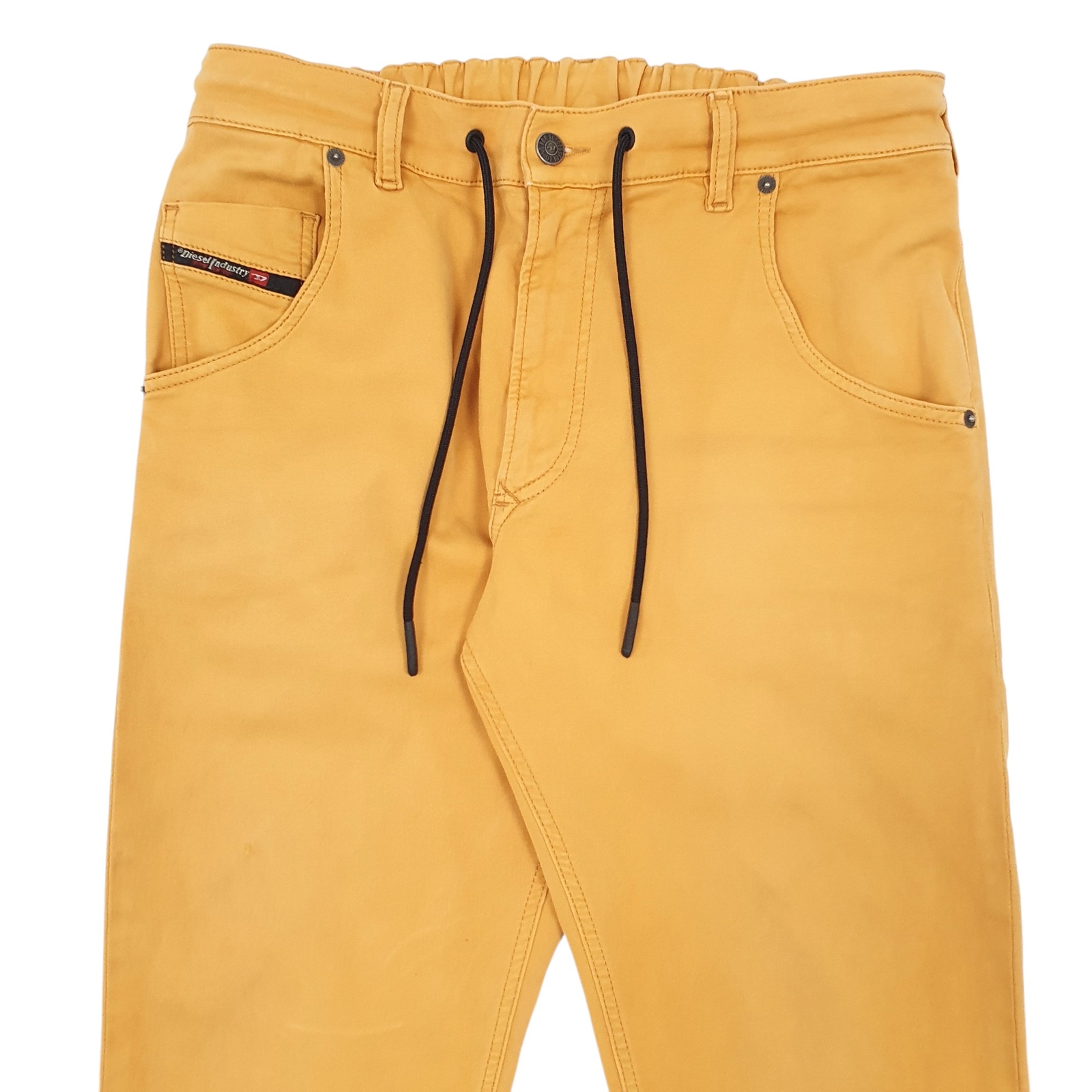DIESEL Vintage 90s Stretch Krooley Jogger Chino Trousers Orange W32 L32 image 2