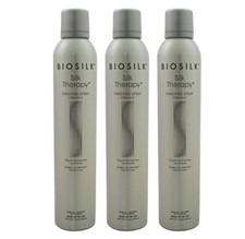 Silk Therapy Finishing Spray - Firm Hold by Biosilk for Unisex - 10 oz, 3 Spray