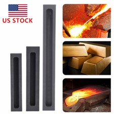 Graphite Crucible Ingot Bar Mold Mould For Melting Gold Silver Casting Refining