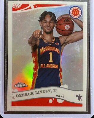 Dereck Lively II - Refractor - 2022 Topps Chrome McDonalds / Pre-Rookie 