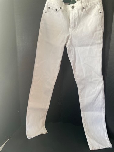 Neu mit Etikett Lauren Ralph Lauren klassische Skinny Curvy Damenjeans weiß Größe 2