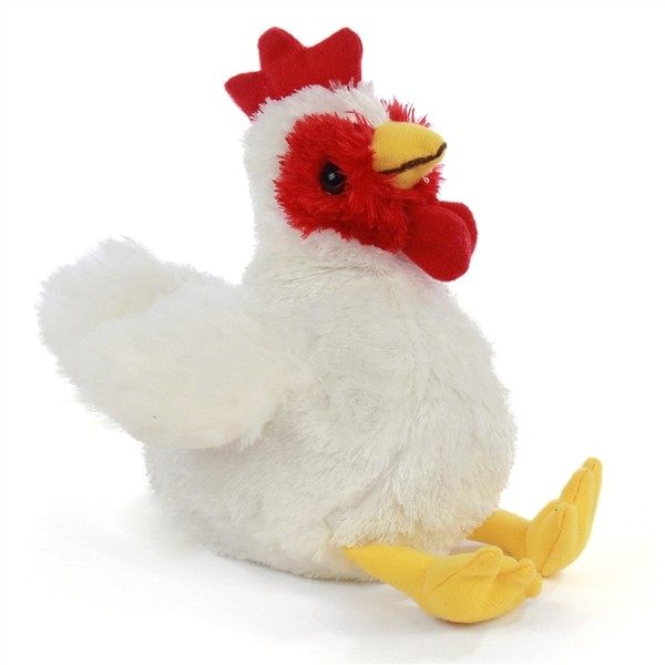 Hug'ems Mini Chicken Plush Soft Toy 14cm Stuffed Animal by Wild Republic