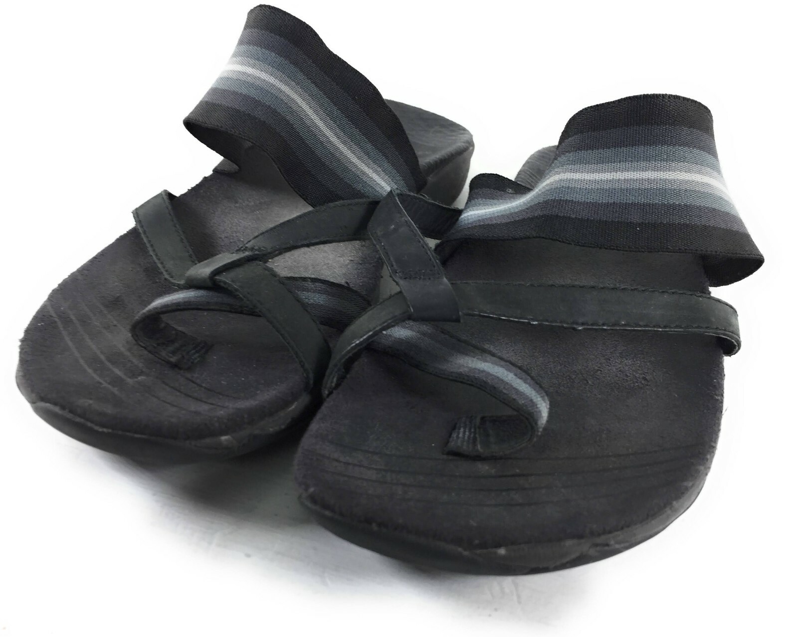 MERRELL Zinnia sandali comodi con cinturino e punta elastica neri taglia 8M