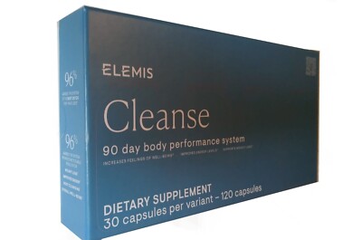Elemis Cleanse 90 Day Body Performance System Dietary   Expires 2028