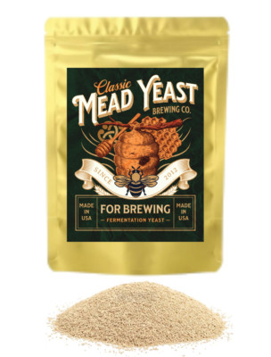 Mead Yeast or Honey Wine Yeast - Gold Premium Hand Crafted in USA