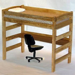 Twin Loft / Bunk Bed Woodworking Furniture Plans, Save