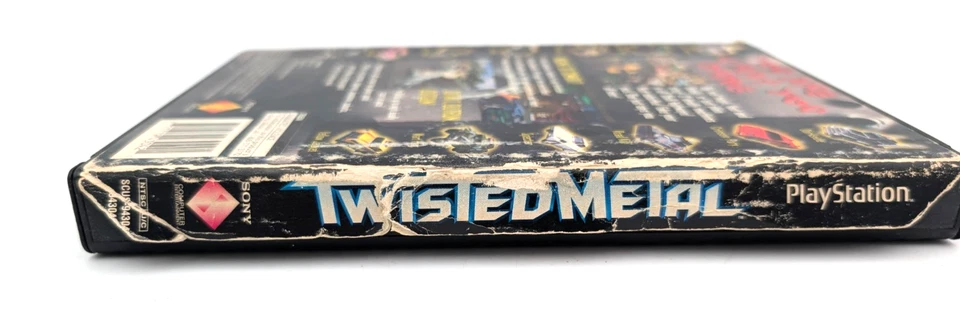 Caja Larga Metal Twisted Sony PlayStation 1 PS1 Completa en Caja con Tarjeta Reg Probada Foto 3 de 4