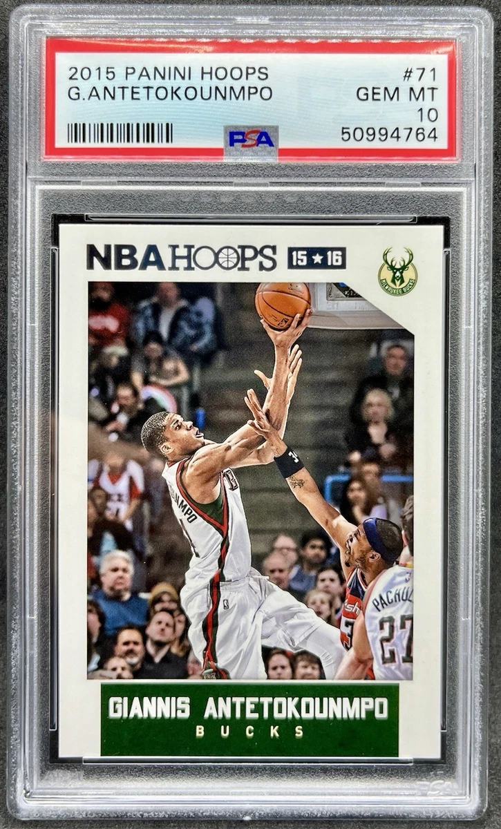 Panini Giannis Antetokounmpo Professional Sports Authenticator