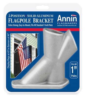 2-Position Aluminum Flagpole Bracket, 1.25-In. 286500