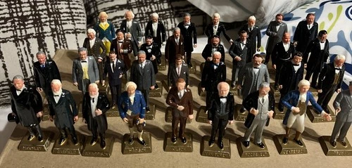 34 Vintage Marx 1960s US President Figures