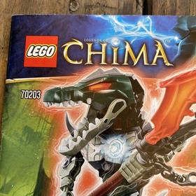Lego Legends Of Chima 70203 Instruction Manual Booklet Only