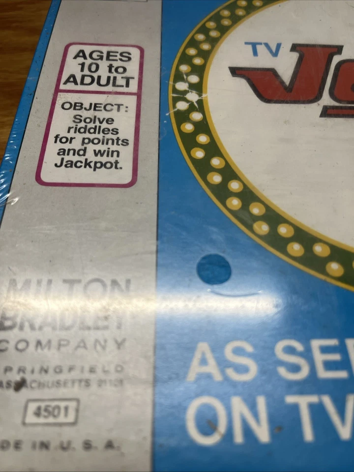 Vintage Milton Bradley Jackpot Board Game #4501 NEW SEALED 1974 - Image 2 of 4