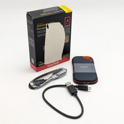 SanDisk Extreme PRO Portable USB-C 4TB SSD 2000 Mb/s - Excellent Condition