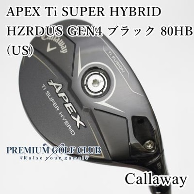 B Rank Hybrid Callaway Apex Ti Super Hybrid/Hzrdus Gen4 Black 80Hb Us /6.5/21