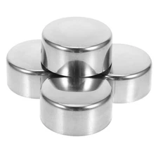  4 PCS Rail End Cap Protector Stair Handrail Caps Staircase Fittings