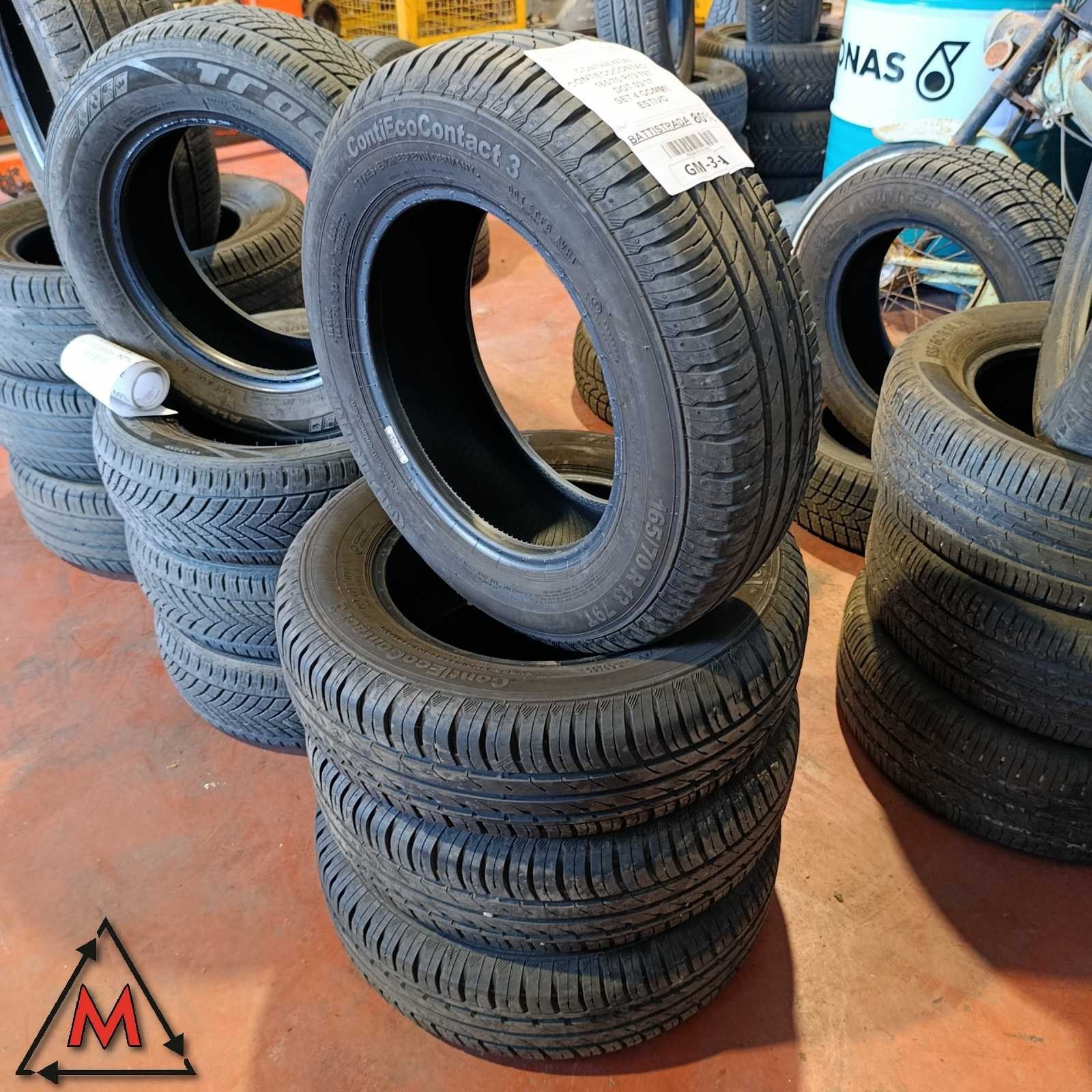 Set 4 gomme pneumatici estivi 165/70 R13 79T CONTINENTAL CONTIECOCONTACT3 123393