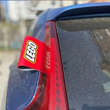 Universal Lego Car tag Label Colorful Decal Creative Accessories Logo Car Decor