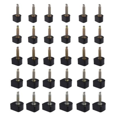 Cosmos 15 Pairs High Heel Tips Shoes Replacement Tap Caps, 5 Size, 8/9/10/11/...