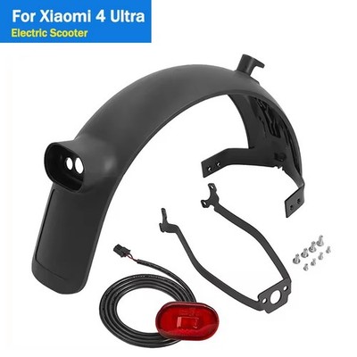 Rear Fender Mudguard with Tail Light Bracket for Xiaomi MI4 Ultra Elektroroller
