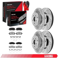 12.98 330mm Front And 13.13 334mm Rear Rotors Brake Pads For Pilot Mdx Zdx