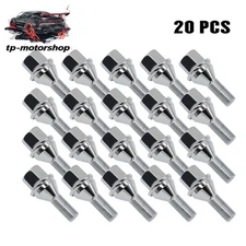 12x1.25 20PCS Wheel Lug Nuts For Jeep Cherokee Compass Dodge Dart Chrysler 200