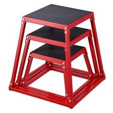 12/18/24 Inch Plyometric Jump Boxes Fitness Jumping Exercise Plyo Box Step Set
