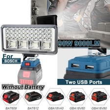Arbeitsleuchte LED Für Bosch 18V BAT618 Akku Taschenlampe Strahler Camping Lampe