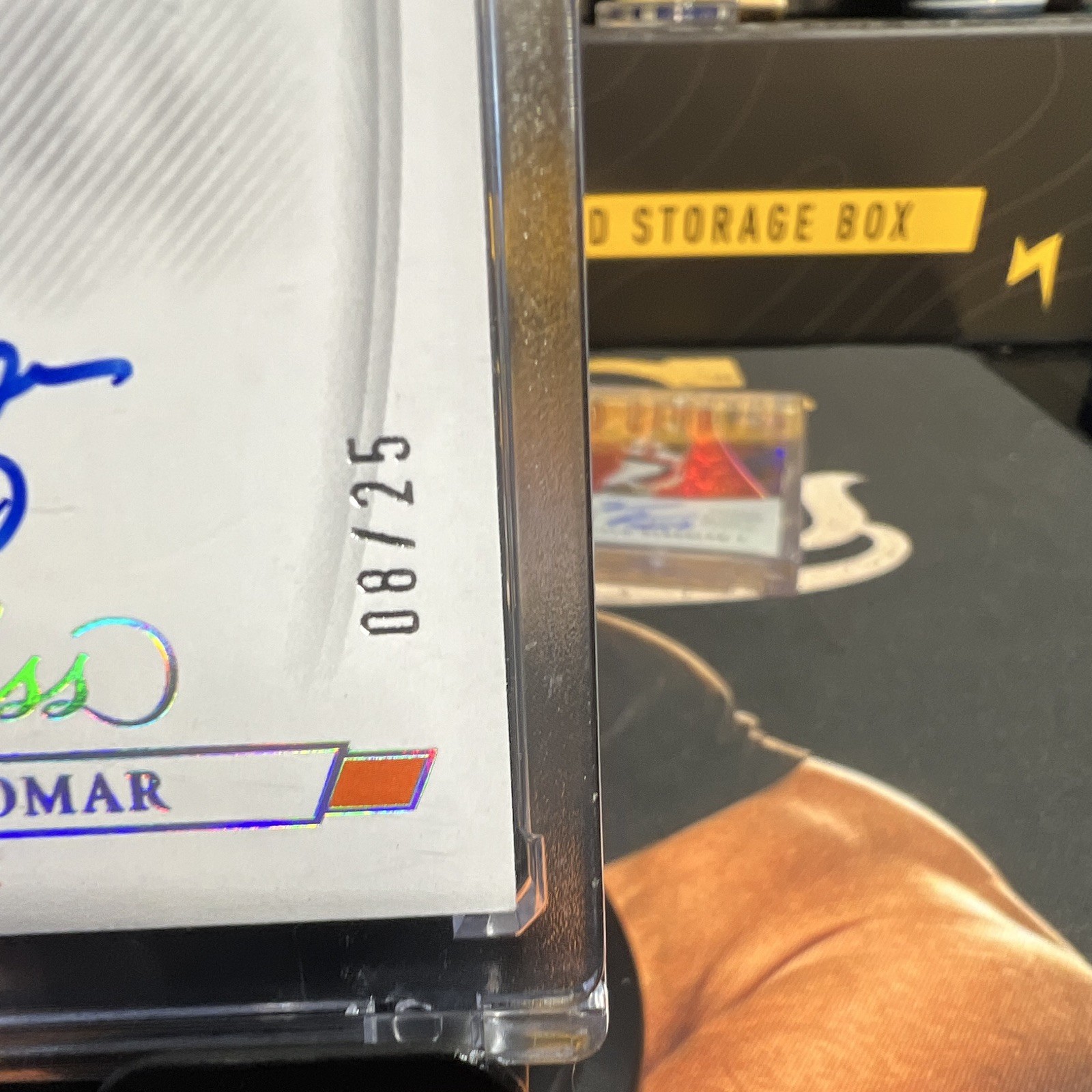Panini 2023 Flawless Momentous Auto Roberto Alomar MA-RA Orioles /25 view 3