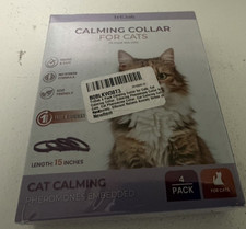 TriOak 4 Pack Calming Collar for Cats, Cat Calming Collar, Calming Pheromone Col