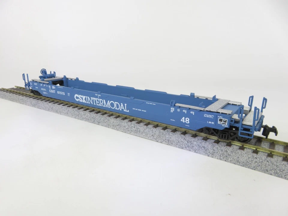 Athearn Blue Box 5875 HO Scale Gunderson Husky Stack Car CSX Intermodal 61515 - Image 3 of 4