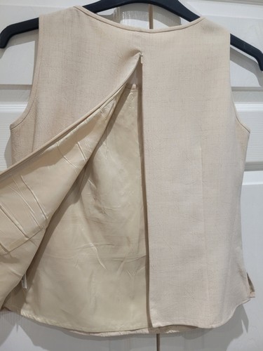 Elegant Women's Gold Embellished Sleeveless Top (Roman Originals: Size 10) - Picture 10 of 12