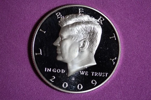 ESTATE FIND 2009 S PROOF SILVER KENNEDY HALF DOLLAR #K58918