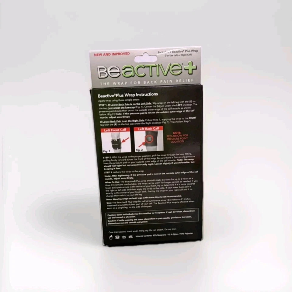 BeActive PLUS Instant Relief Acupressure Calf Brace for Sciatic Back Nerve Pain - Image 2 of 4