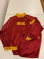 Vintage USC Trojans Nike Tracksuit 2XL Red Gold 90s Sportswear Love  Basketball