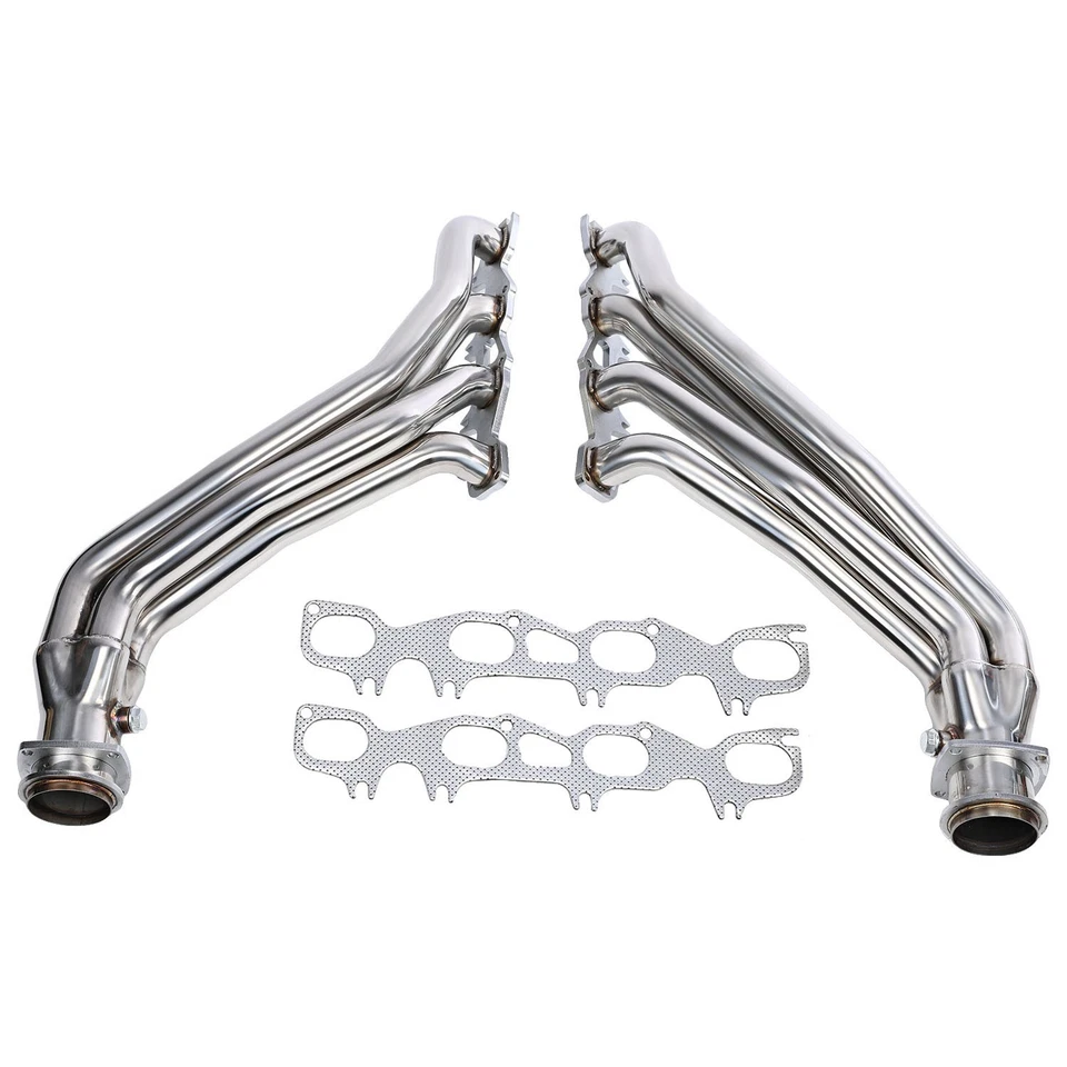 For Chrysler 300C Dodge Charger Magnum Challenger 5.7 6.1L Stainless Long Header - Изображение 4 из 4