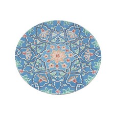 Melamine Plate 22cm Blue Tuscany Bohemian Bohemian Design Dinnerware