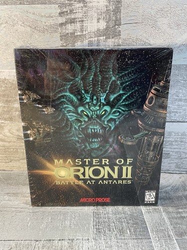 Master of Orion II Battle at Antares Big Box PC 1996 Windows 95 Neu SEALED