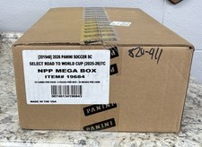 2026 Panini Select Soccer Road To World Cup Mega Box Case Sealed - 20 Boxes