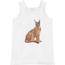 'Caracal Sitting' Adult Vest / Tank Top AV049440