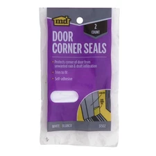 M-D Building Products 51502 White Door Weatherstrip Corner Seal 1.75 x 1.25 in.
