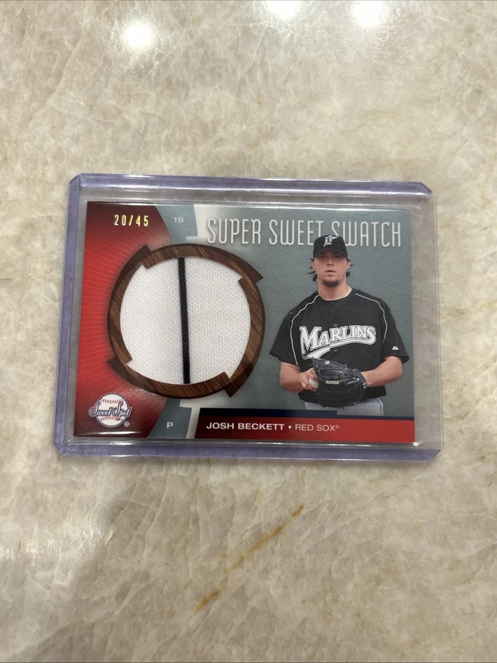 2006 Upper Deck Sweet Spot Super Sweet Swatch /45 Josh Beckett #SW-BE - Image 3 of 4