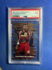 1997-98 Stadium Club DIKEMBE MUTOMBO Triumvirate Iuminous  T4B Psa 9 POP 2