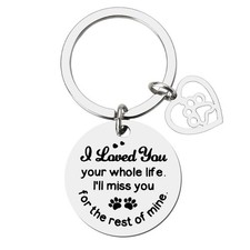 Pet Memorial Gifts Keychain for Loss of Dogs Cats Lovers Sympathy Gifts for W...