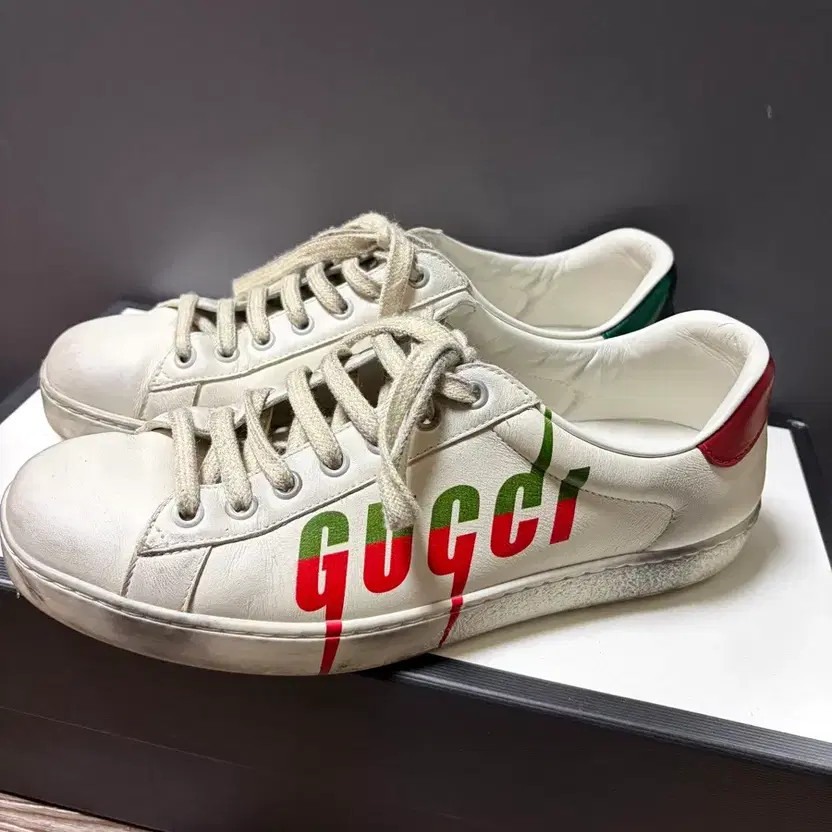 Gucci Ace Web Sneakers - Vintage Style, Size 260 thumbnail 2